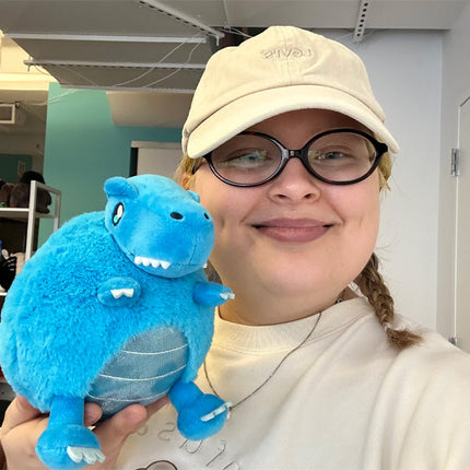Party Snacker Blue T-Rex