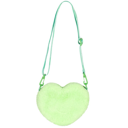 Fuzzy Crossbody Candy Heart Pog Back