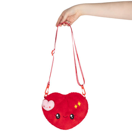 Fuzzy Crossbody Heart