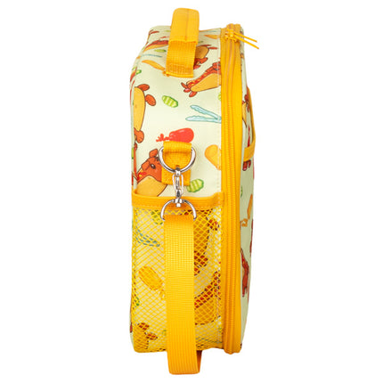 lunch box hot dog dachshund side