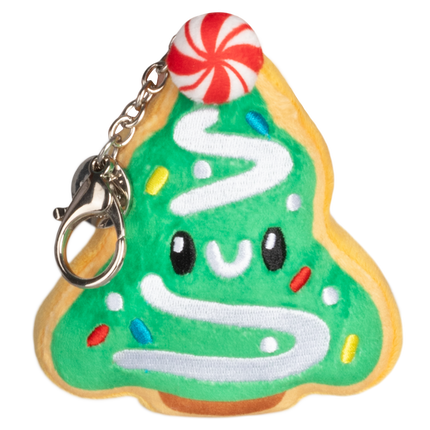 Micro christmas tree cookie front view