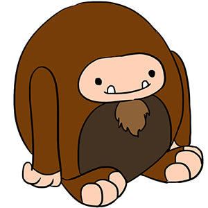 mini squish cute bigfoot 7 design