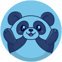 Panda Placeholder Blue
