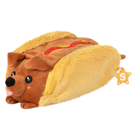 Plush Pouch Hot Dog Dachshund