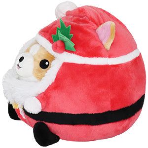 undercover corgi in santa 7 side